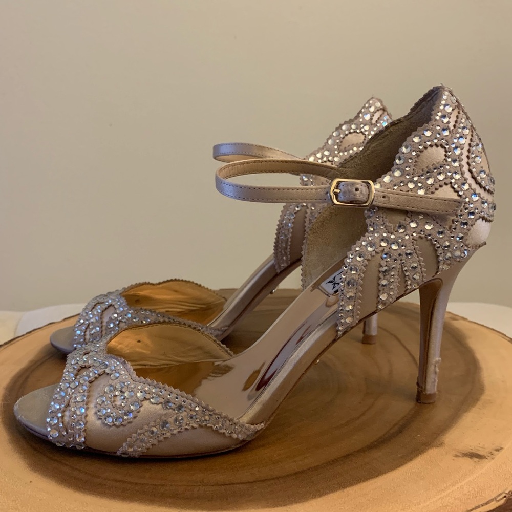 Badgley Mischka Dusty Rose Heels